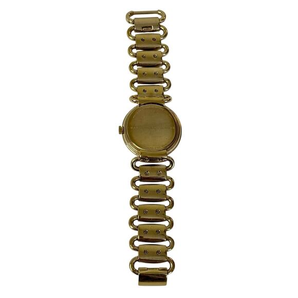 MARC BY MARC JACOBS Stainless Steel Gold Tone Chain Link Bracelet Watch - Picture 6 of 9